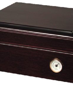HUMIDOR CLASICO COLOR CEDRO/ CAOBA INGLESA/NEGRO) P/50 PZA